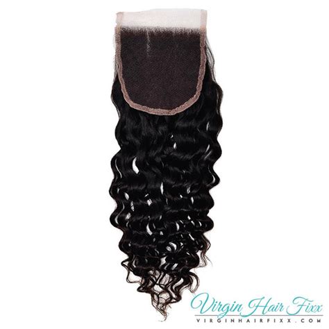 Malaysian Curly Lace Closure 14 Virgin Hair Fixx