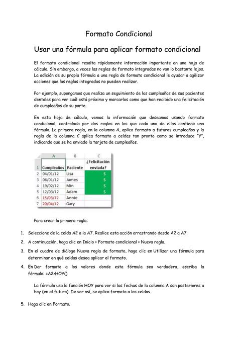 Formato Condicional PDF