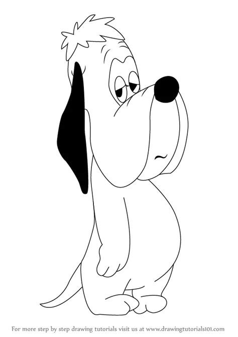 Learn How To Draw Droopy From Tom And Jerry Tom And Jerry Step By