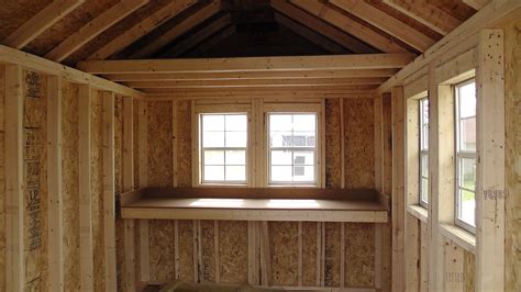 Extend your shed's storage capabilities with the suncast loft ceiling shelf storage extension kit for sierra and everett sheds. Sheds with Lofts - North Country Sheds