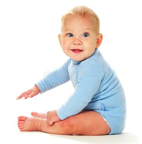 Happy Baby Boy Stock Image Image Of Beautiful Looking 10748687