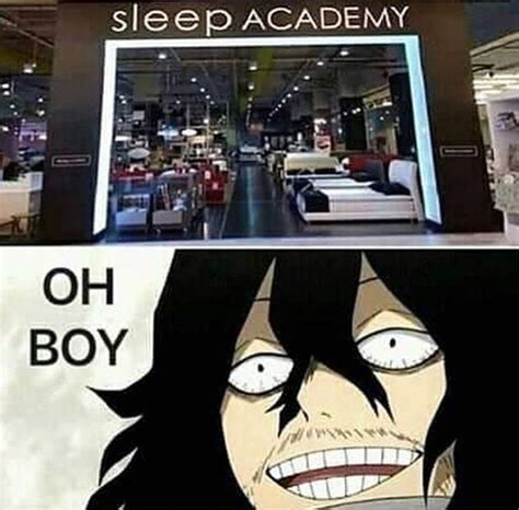 aizawa and the sleep academia boku no academia