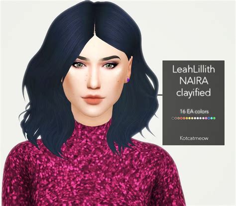 Kotcatmeow “ Leahlillith Naira Hair Clayified Mesh By Leahlillith
