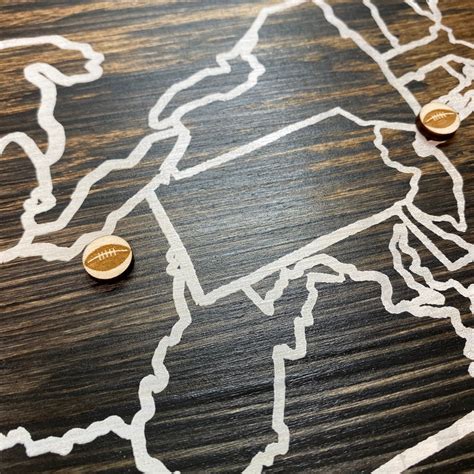 Wooden Map Pins Travel Map Pins Map Thumbtacks Adventure Etsy