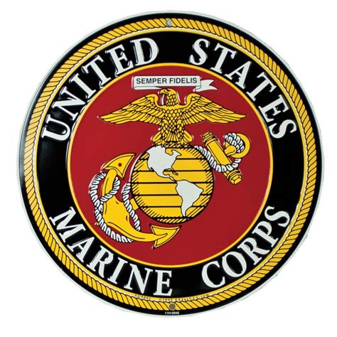 Usmc Emblem Sign 12 Signs Plaques Art Sgt Grit Marine Corps