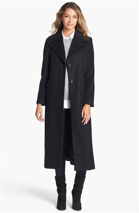 Calvin Klein Long Wool Blend Coat Nordstrom