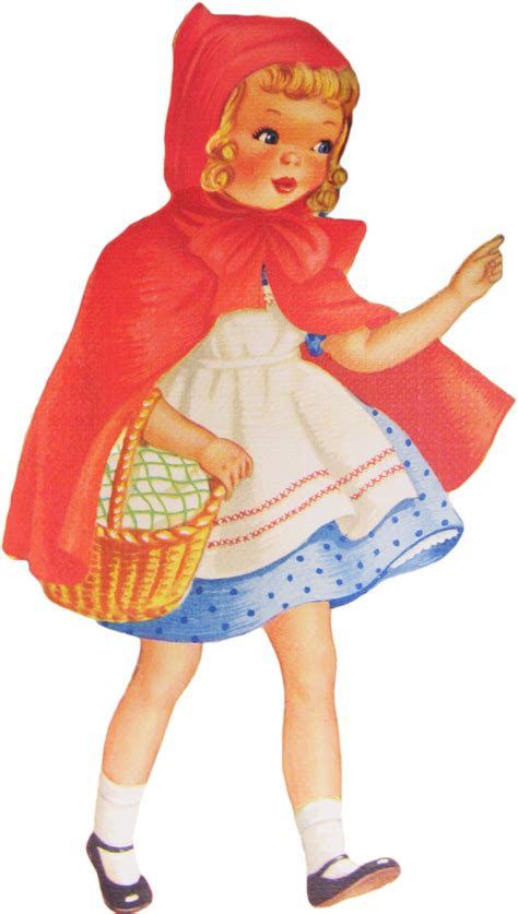 Free Vintage Digital Stamps Vintage Printable Red Riding Hood