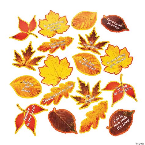 Religious Fall Leaf Cutouts Discontinued