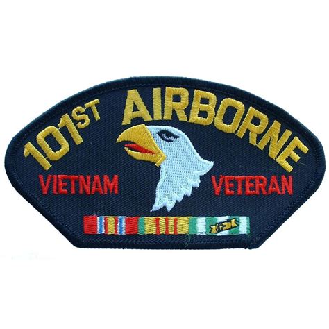 Us Army 101st Airborne Vietnam Veteran Hat Patch Etsy
