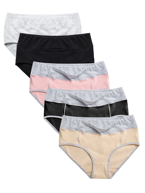 set of 4 briefs ladies mid rise underwear seamless hipster panties womens underwear soft