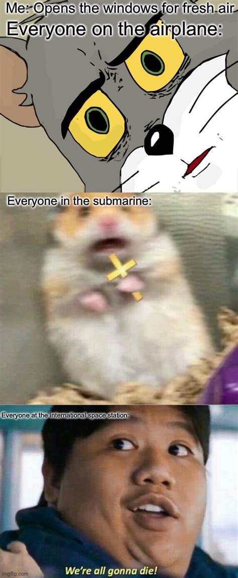 Scared Hamster With Cross Memes Imgflip