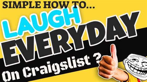 {FUNNY AS HELL} How to Laugh Everyday using Craigslist - Secret Fun