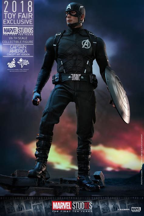 Captain America Concept Art Hot Toy Marks Marvels First Ten Years