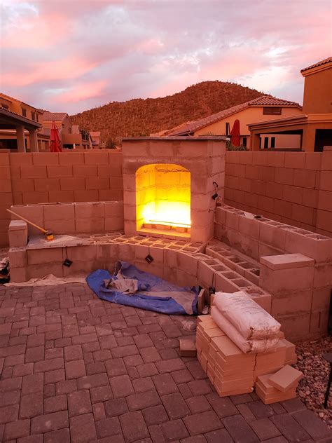 It offers the largest viewing area in its class for an ultimate fireside experience. DIY Outdoor Fireplace Update - Tucson | Your DIY Outdoor ...