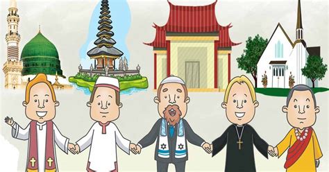 Contoh Poster Keragaman Agama Di Indonesia Animasi Imagesee