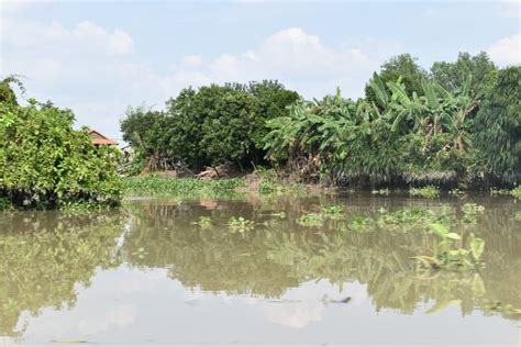 Scenery Of The Beautiful Landscape At Saigon River In Ho Chi Minh City Vietnam Asia Stock