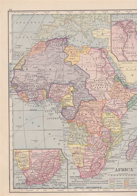 Africa In 1901 Following The Division Of The Continent Amongst The