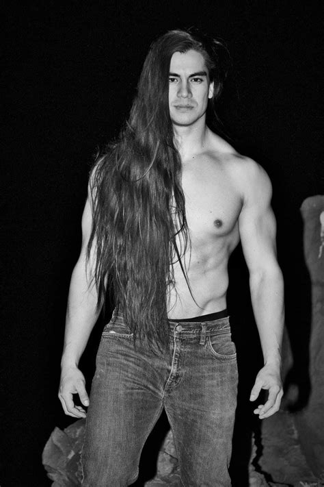 Leon Garcia Long Hair Styles Men Native American Braids Long Hair