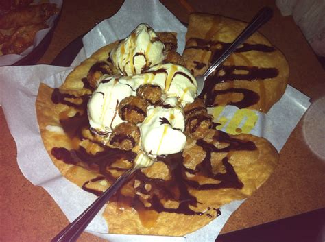 Buffalo Wild Wings Dessert Nachos Deep Fried Crispy Tortilla Covered In Cinnamon Topped With