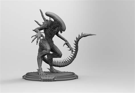 Download Stl File Alien Xenomorph 3d Print Model 3d P