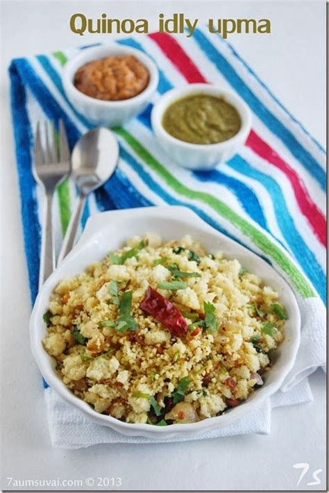 Making upma with couscous is really quick and a healthy substitute to the regular rava. Quinoa idly upma | Couscous recipes, Indian cooking, Recipes