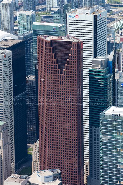 Aerial Photo Scotiabank Plaza Toronto
