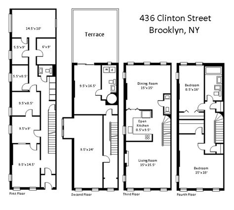New York City Brownstone Floor Plans Home Plans And Blueprints 171543