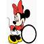 Minnie Mouse Cute Disney Cartoon Character Frame Decors Wall Sticker 