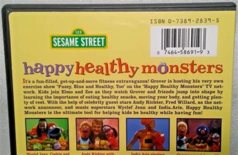 Dvd Sesame Street Happy Healthy Monsters Elmo Zoe Grover Friends