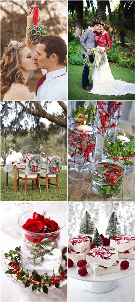 30 Red And Green Scandinavian Winter Wedding Ideas Deer