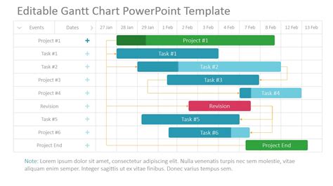Timeline Template Gantt Chart For Powerpoint Slidemodel