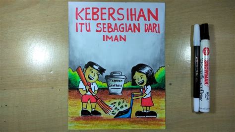 Saya ingin membuat sebuah papan peringatan mengenai jaga kebersihan dan dilarang merokok di sebuah. Cara membuat poster tema kebersihan lingkungan - YouTube