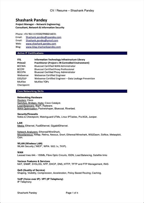 In all such cases, one must be preparing a cv with all information and background in details. Curriculum Vitae Format Pdf | Free Samples , Examples ...