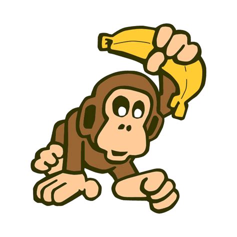 Monkey Pics With Bananas Clipart Best