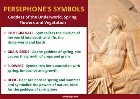 Persephone Greek Goddess Of The Underworld Symbol Sage Persephone