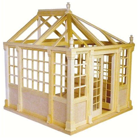 Dollhouse Miniature The Conservatory Kit By Houseworks For Only 8900