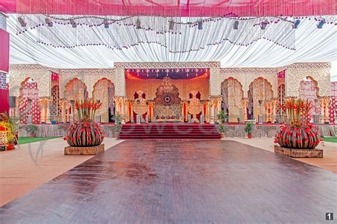 Wedding Stage Decoration In Open Ground