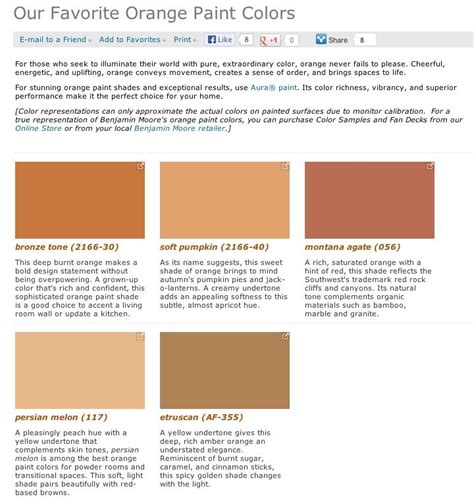 Burnt orange color chart the future. Favorite, popular, & best selling shades of orange paint ...