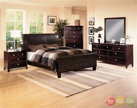 Start with a bed style and let the rest of the décor follow or fall in love with a single piece and synchronize accordingly. Tomas Upholstered Low Profile Bed Contemporary Bedroom Set ...