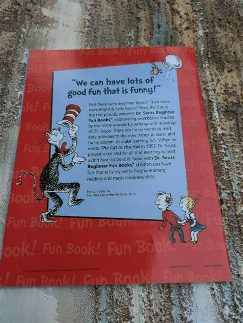 Dr Seuss Beginner Fun Book
