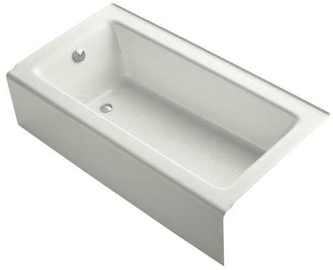 Kohler K 875 47 Almond Bellwether Collection 60 Three Wall Alcove Bath