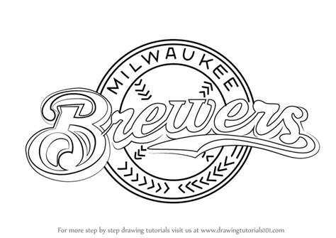 A virtual museum of sports logos, uniforms and historical items. Milwaukee Brewers Coloring Pages - Learny Kids