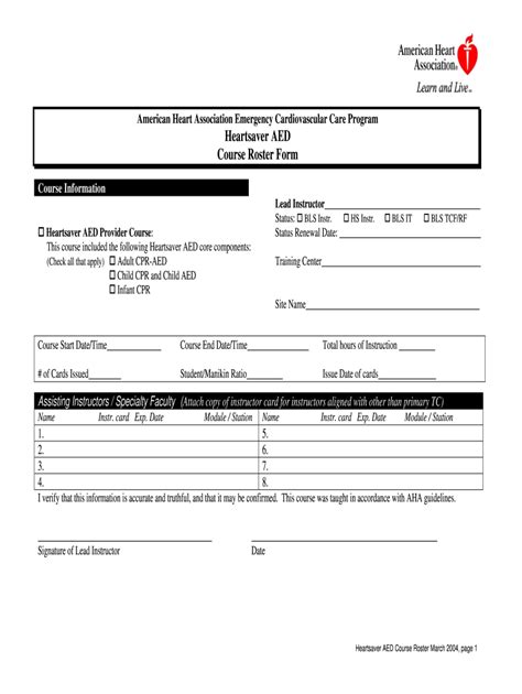 American Heart Association Instructor Network Fill Out And Sign Online