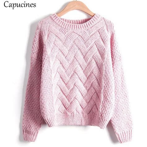 Capucines New Autumn Winter Women Sweaters Pullovers Fashion Plaid