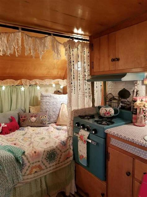 Flawless 16 Amazing Rv Camper Vintage Interior Design