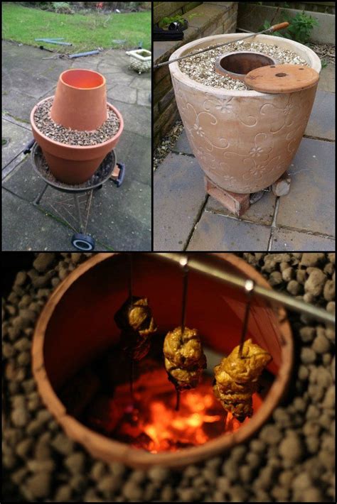 Make An Indian Tandoor Oven From Flower Pots