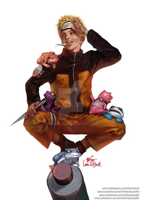 Naruto And Toad Friends By Inhyuklee On Deviantart