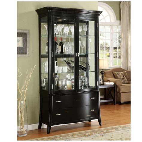 Nicole madison's fine furniture and antiques offers a nice selection of modern and antique curio cabinets and display cabinets in stock with free shipping. Black Corner Curio Cabinet for Home Office