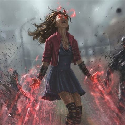 Wandavisiontvseries Shared A Photo On Instagram “scarlet Witch Concept Art Age Of