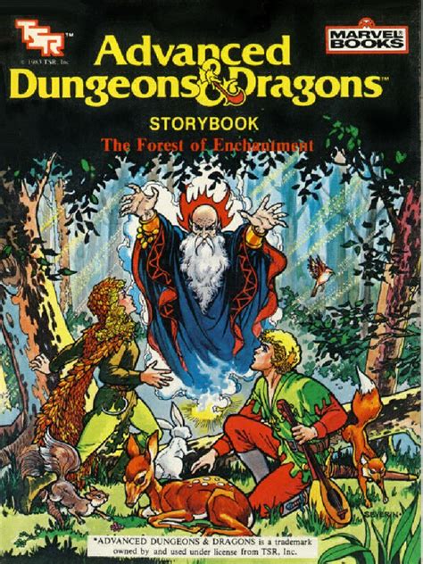 Advanced Dungeons And Dragons Storybook The Forest Of